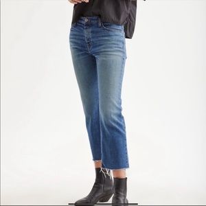 Nili Lotan / Cropped boyfriend jeans